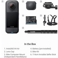Экшен-камера Insta360 X4 Air Road Cycling Bundle (Independent) (черный)