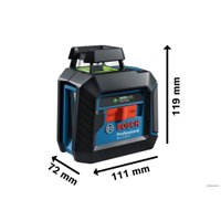 Лазерный нивелир Bosch GLL 2-20 G Professional 0601065000 (сумка, держатель, 4xAA)