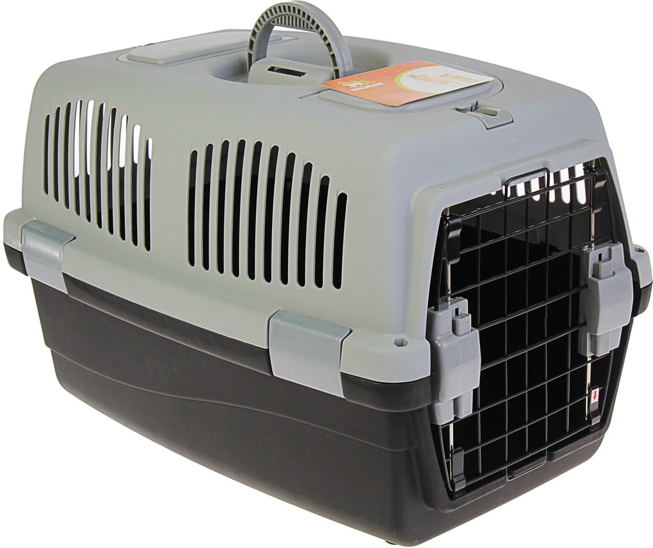 Переноска Sima-Land 3262765 (серый/черный)