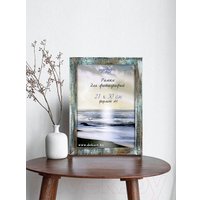 Фоторамка Декарт Фактурная 21x30 8А0009 (небесный)