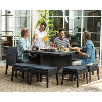 Обеденная группа Keter Columbia Dining Set 247484 (графит) в Орше