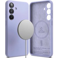 Чехол для телефона Ringke Silicone Magnetic для Galaxy S25 Lavender