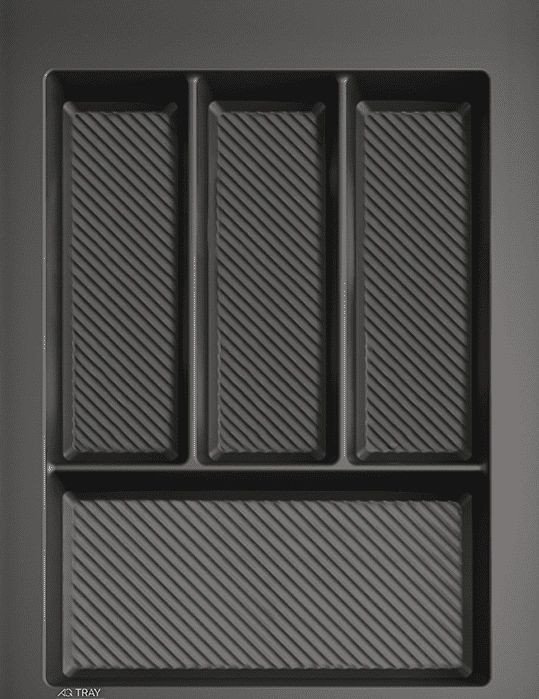 

Лоток для столовых приборов AQ Tray 400 (графит)