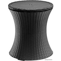 Стол Keter Cool Bar Rattan (ротанг, черный)