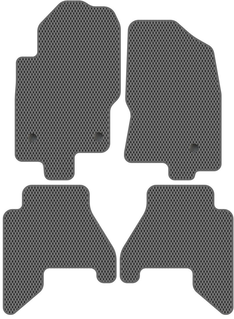 

Комплект ковриков для авто Alicosta Nissan Pathfinder III (suv / R51) 2009 - 2014 (серый, ромб)