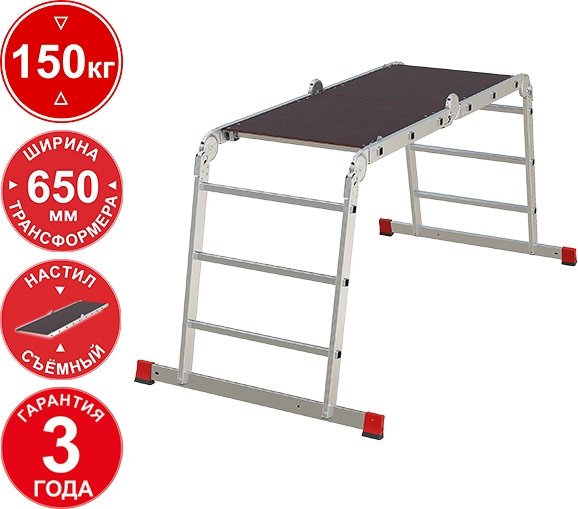 

Лестница-трансформер Новая высота NV3332 3332403 (4x3 ступени)