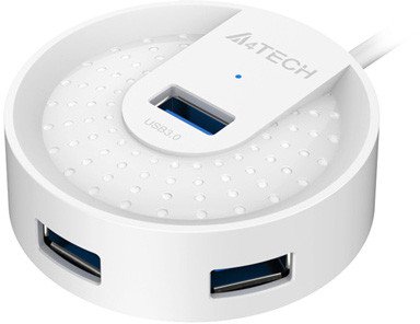 USB-хаб A4Tech HUB-30 (белый)
