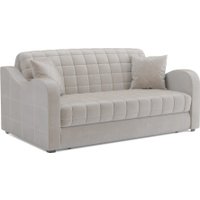 Диван Мебель-АРС Аккордеон Барон №4 ППУ 180x200 (бархат бежевый Star Velvet 6 Light Beige)