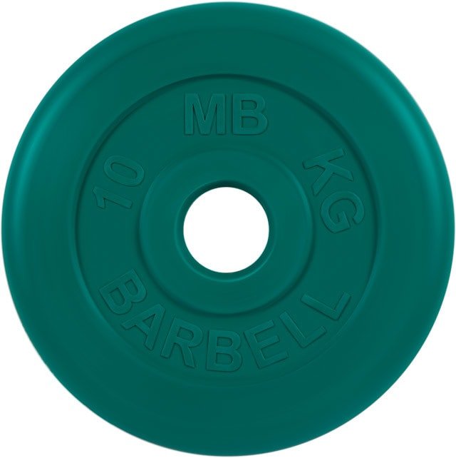 

Диск MB Barbell Стандарт 51 мм (1x10 кг, зеленый)
