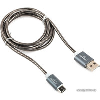 Кабель Cablexpert USB Type-A - USB Type-C CC-G-USBC02Gy-1M (1 м, титан)