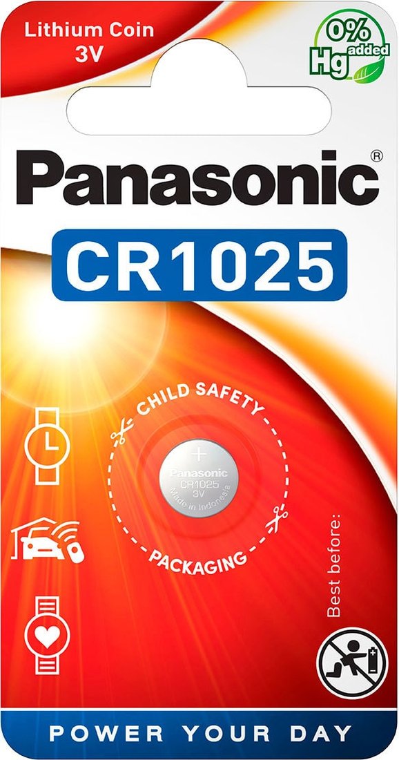 

Батарейка Panasonic CR1025 BP