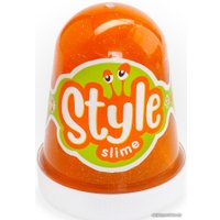 Слайм Lori Style Slime Блестящий с ароматом апельсина Сл-020 (оранжевый)