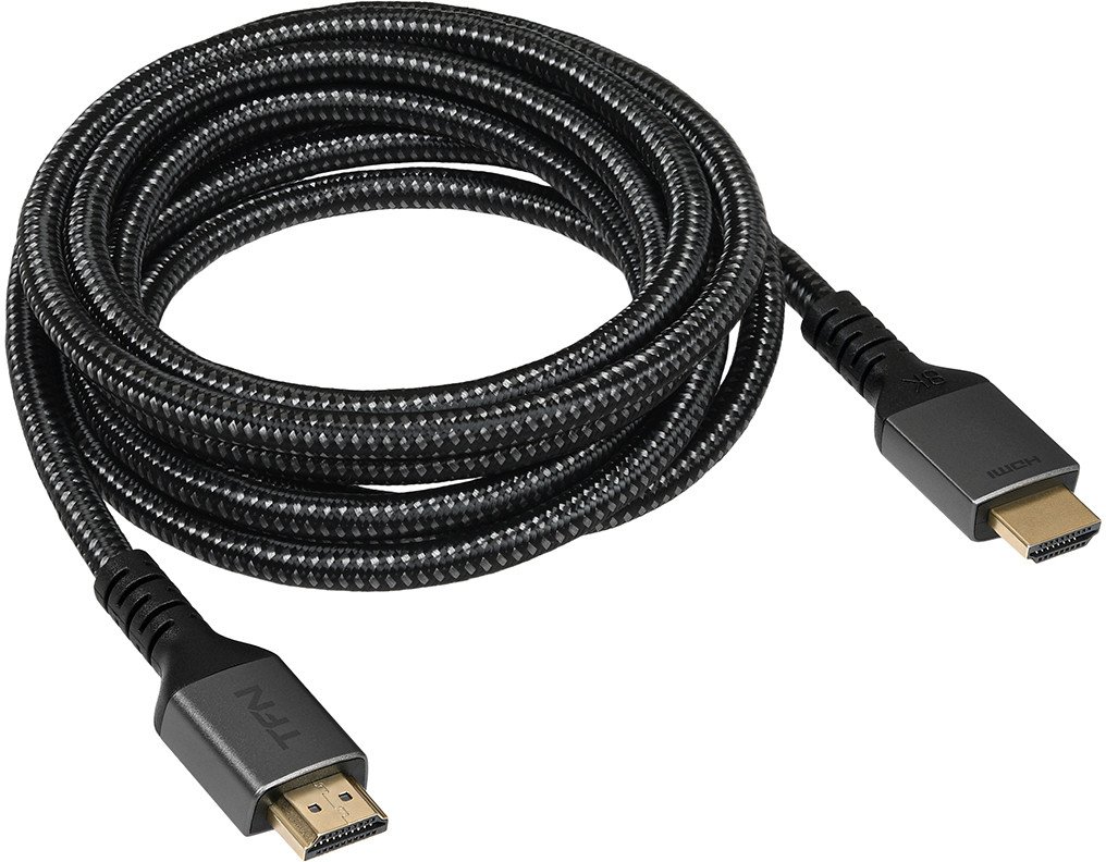 

Кабель TFN TFN-H-ULT8K-3MBK HDMI - HDMI (3 м, черный)