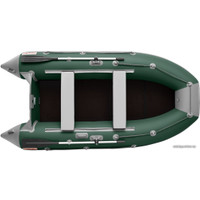 Моторно-гребная лодка Roger Boat Hunter 3000 (без киля, зеленый/серый)