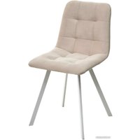 Стул M-City Ричи 688M05746 (H-06 бежевый велюр/белый)