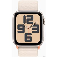 Умные часы Apple Watch SE 2 44 мм (алюминиевый корпус, звездный свет/звездный свет, нейлоновый ремешок)