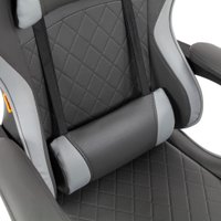 Игровое (геймерское) кресло CHAIRMAN CH28 (экокожа, черный/серый)