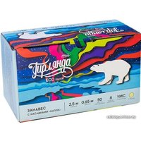 Световой дождь Luazon Занавес 50 LED 2.5х0.65м (теплый белый) 3612412