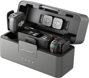 Радиосистема DJI Mic 3 (2TX + 1RX + Charging Case, черный)