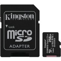 Карта памяти Kingston Canvas Select Plus microSDXC 256GB SDCS2/256GB (с адаптером)