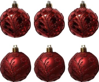 Волшебная страна Завитки 007485 (6 шт, красный)