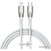 Кабель Baseus Glimmer Series Fast Charging Data Cable Type-C - Lightning 20W CADH000002 (1 м, белый)