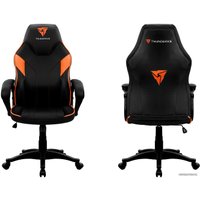 Игровое (геймерское) кресло ThunderX3 EC1 Air (черный/оранжевый)