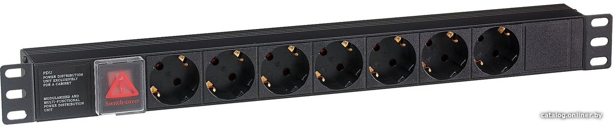 Блок розеток ExeGate ServerPro PDU-19H703 Al-7S-C20-SW