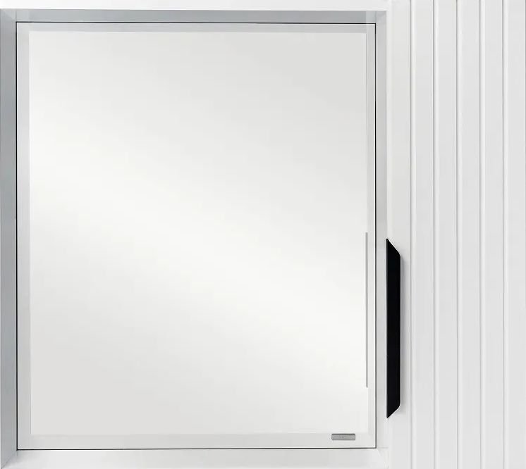 

Viant Шкаф с зеркалом для ванной Сицилия 80 VSIC80BEL-ZSH