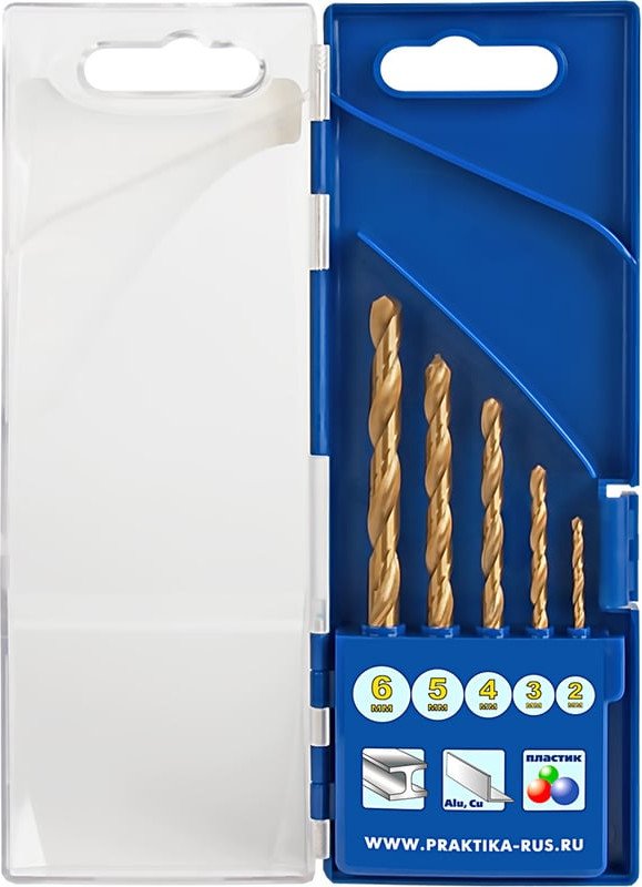 Набор сверл Практика Профи 640-247 (5 шт)