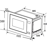 Микроволновая печь ZorG MIA211 M (белый)