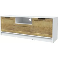 Тумба Интерлиния ТВ Концепт Тренд КТ-ТВ3-50 (белый платинум/дуб вотан)