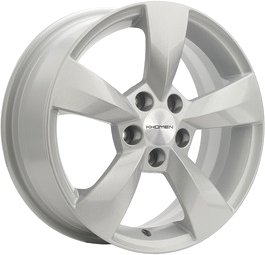 

Литые диски Khomen KHW1504 Rapid 15x6" 5x100мм DIA 57.1мм ET 38мм G Silver