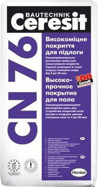 

Цементный пол Ceresit CN 76. Высокопрочный цементный пол
