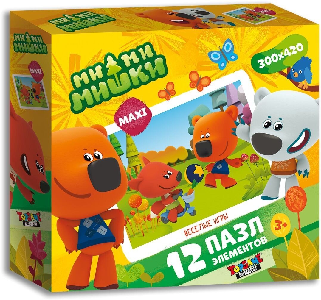 

Мозаика/пазл Topgame Макси Ми-Ми-Мишки 01633 (12 эл.)