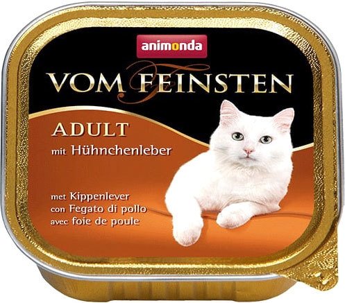 

Консервированный корм для кошек Animonda Vom Feinsten Adult с куриной печенью 0.1 кг