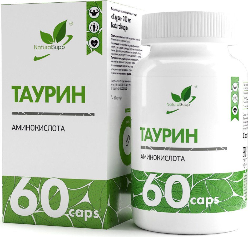 

Таурин NaturalSupp Taurine (60 капсул)