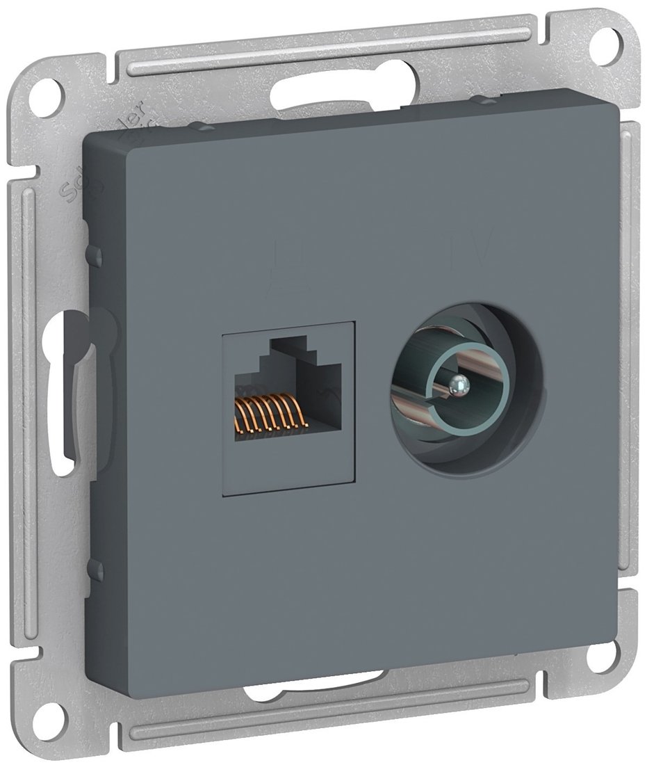 

Розетка компьютерная Schneider Electric Atlas Design ATN000789
