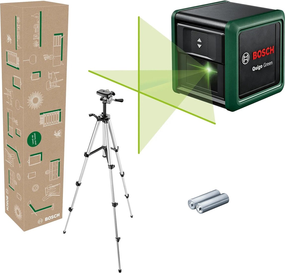 Лазерный нивелир Bosch Quigo Green 0603663CZ1