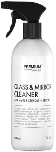 Средство для стекла и зеркал Premium House Glass & Mirror Cleaner (500 мл)