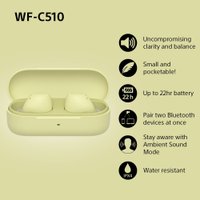 Наушники Sony WF-C510 (желтый)