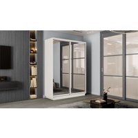 Шкаф-купе Трия Румер-2 СШК 3.120.60-13.13 2-х дверный (белый снег/зеркало/зеркало)