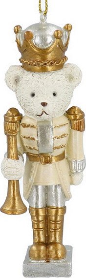 

Елочная игрушка Gisela Graham Night at the Opera Плюшевый мишка - Щелкунчик 10182