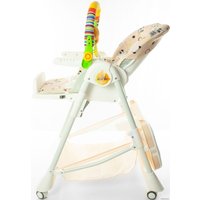 Высокий стульчик ForKiddy Podium Toys 0+ (два чехла +х/б вкладыш, кремовый)
