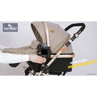 Универсальная коляска Lorelli Alba Set 2021 (3 в 1, черный)