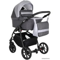 Универсальная коляска Pituso Nino (2 в 1, 3011 antracyt/metalic grey)