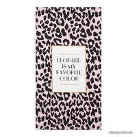 Полотенце Этель Leopard 5423079 (розовый/черный)