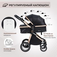 Универсальная коляска Sweet Baby Ranger 2в1 (Black Gold)