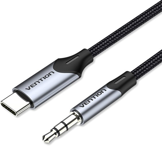 

Кабель Vention BGKHF USB Type-C - 3.5 Jack (1 м, черный)