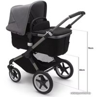 Универсальная коляска Bugaboo Fox 3 (2 в 1, graphite/grey melange/grey melange)